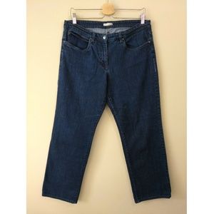 Eileen Fisher size 14 cropped dark wash jeans